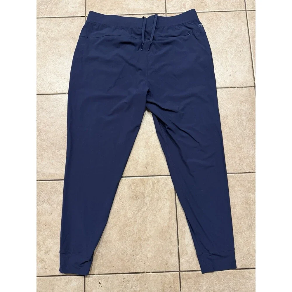 Greyson Joggers Mens Large Nightwolf Flyweight Blue Golf Pants Performance